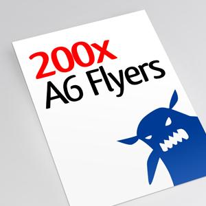 200x A6 Flyers Image