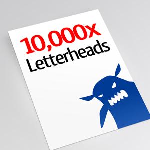 10,000x Letterheads Image